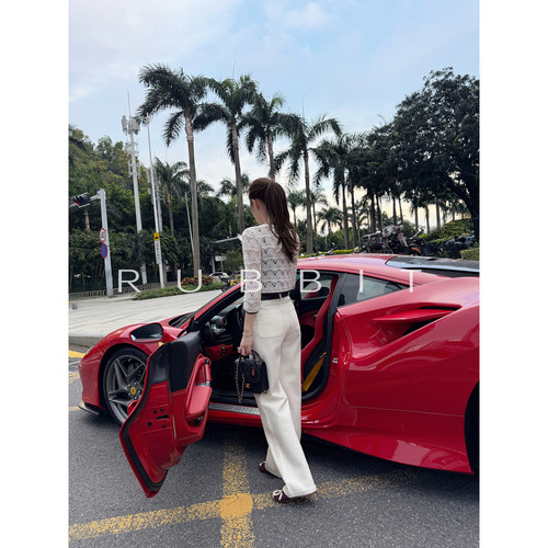 RUBBIT CHIC‘香香开衫’纯手工钩花开衫七分外套袖上衣 限量