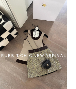 RUBBIT夏日新品 百搭显瘦小吊带 时髦不费力小众设计感假两件背心