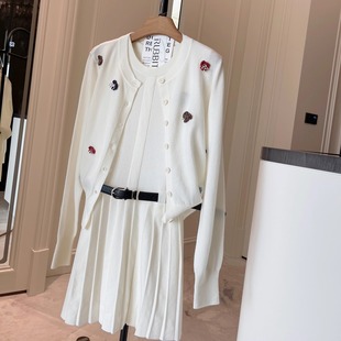 纯手工钩花羊绒开衫 国外设计品牌 连衣裙 买手店合作款 RUBBIT