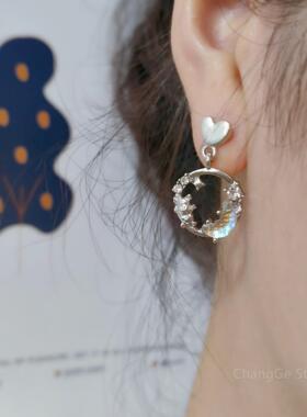 ChangGe Studio 小萌龙~卡通可爱百搭萌龙爱心耳钉耳环ins潮气质