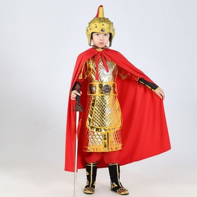 古代盔甲演出服儿童铠甲
