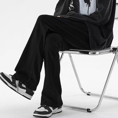 美式九分裤牛仔裤春秋季