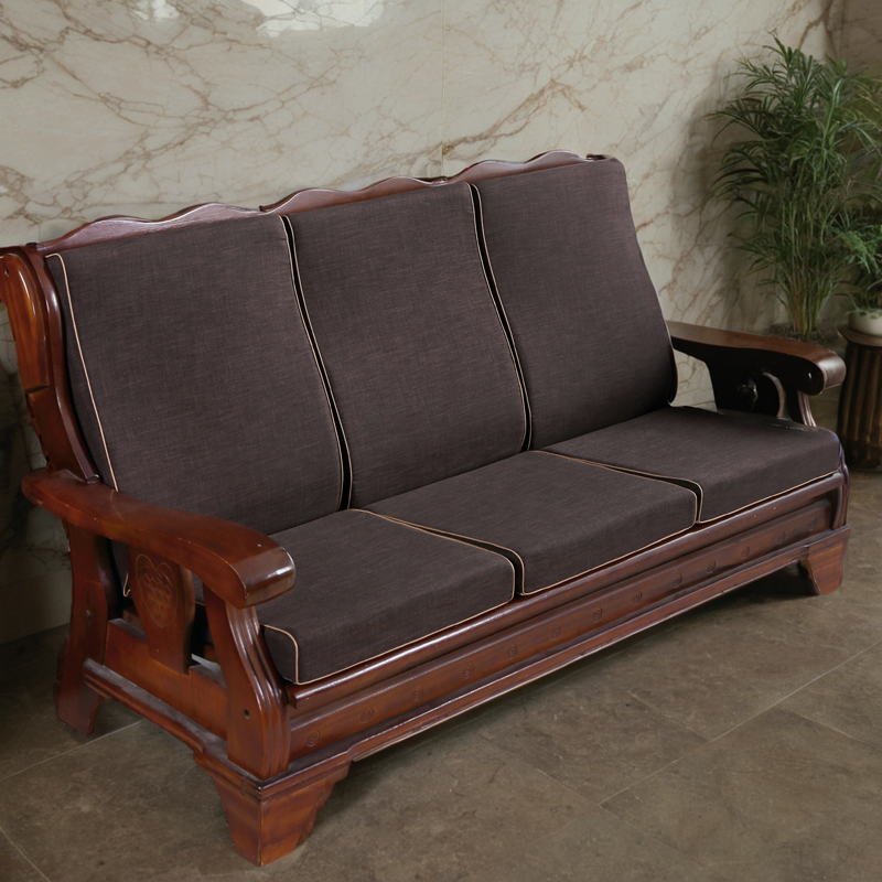 红木沙发垫子坐垫带靠背一体四季通用定制实木春秋椅海绵垫新中式