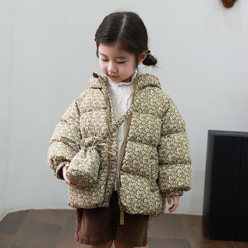 宝宝羽绒服短款加厚女童羽绒服中小童2025冬季新款90绒外套C4109