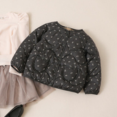 小童宝宝冬季 儿童羽绒服轻薄款 男女童短款 洋气碎花宝宝内胆外套