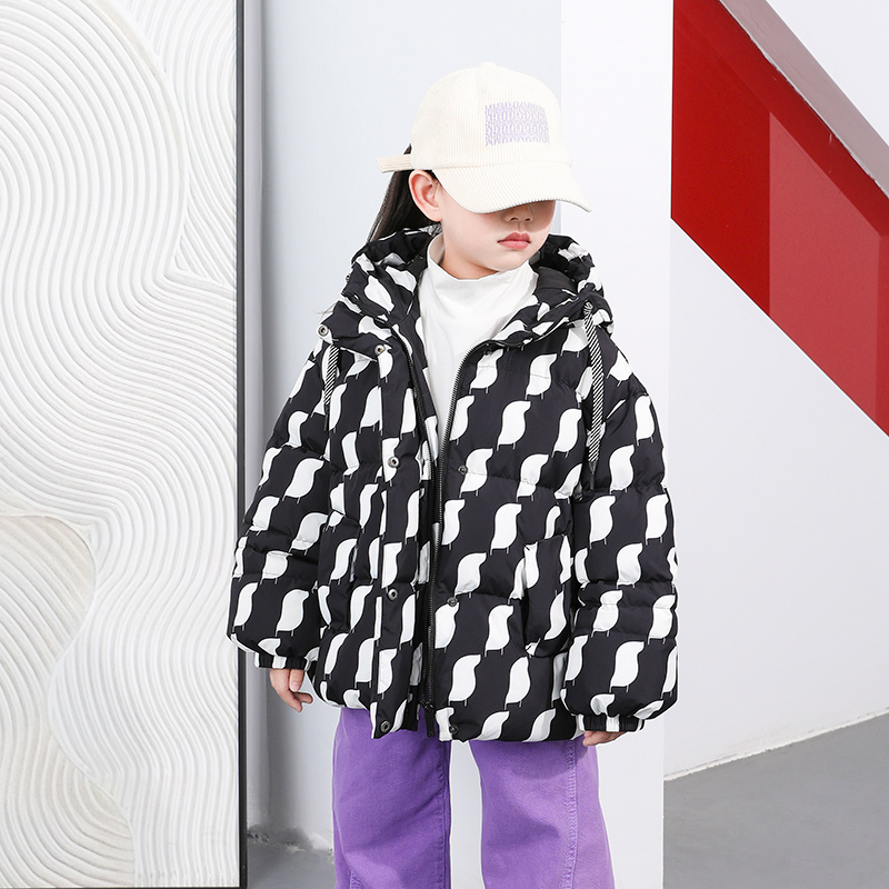 HeyonWye中长款加厚女童羽绒服