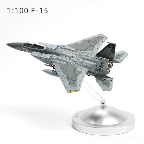 高档1:100特尔博F14雄猫战斗机F1F15 F8F22飞机模型海盗旗 中队V-