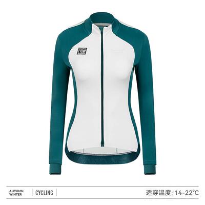 高档atic森地客 秋冬n季S抓绒骑行上衣女 公自行路车通勤保暖骑行