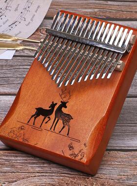 高档卡林巴琴21音指琴电1箱指7音kalimba初学易学五指手琴乐器拇