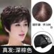 高档中老年假发女短发卷发全真发全头逼真整顶自然蓬松妈妈时尚 假