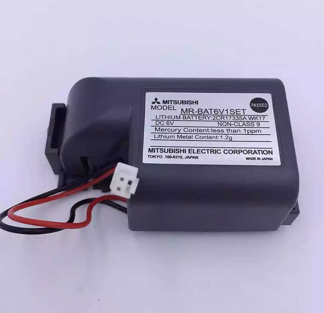 MITSUBISHI MODEL MR-BAT6V1SET LITHIUM BATTERY 2CR17335AWK17