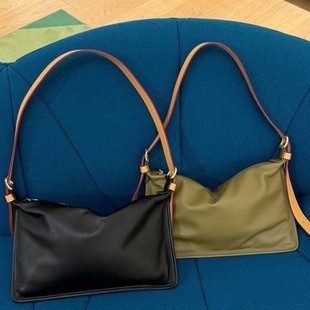 外单王曼昱metis羊皮几何包hobo腋下包云朵单肩斜挎包通勤手提包