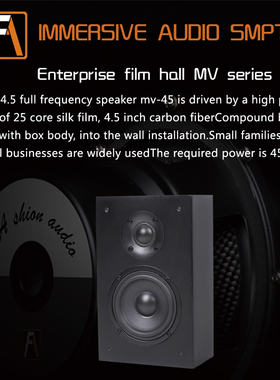 丹麦FA shion泛声音响MV-45家庭影院私人影院定制音箱小型音响