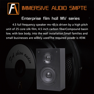 丹麦FA shion泛声音响MV-45家庭影院私人影院定制音箱小型音响