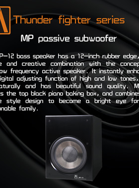 丹麦FA shion 泛声MP-12无源低音炮音箱