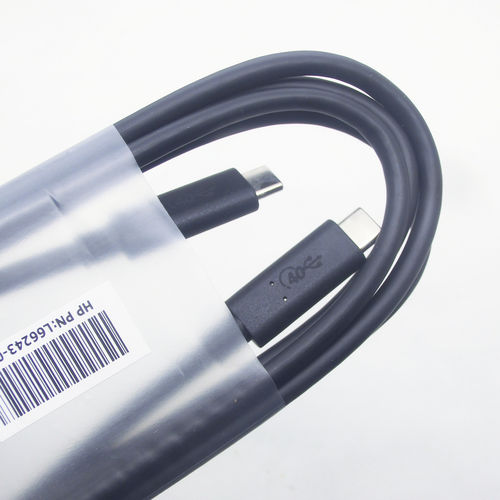 立讯代工1.8米 USB4 Gen3 40Gbps全功能数据线 惠普HP 5A 240W PD3.1快充线4K8K一线通视频投屏线