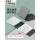 白色86型暗装 超薄开关插座大面板家用一开五孔16aUSB三孔空调