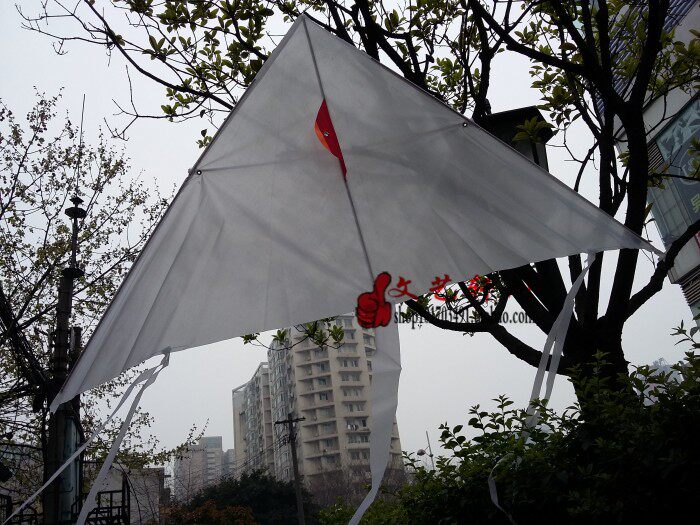 包邮手工diy空白教育教学风筝儿童亲子白色手绘绘画风筝美术涂色