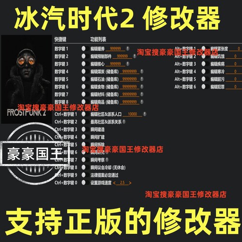 Steam冰汽时代2超级修改器