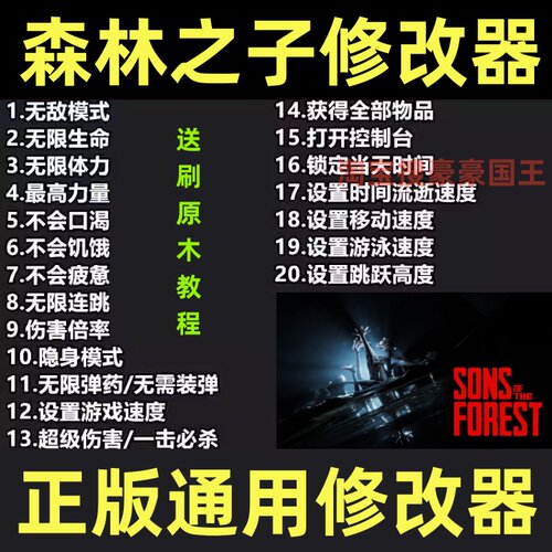 Steam森林之子超级修改器！
