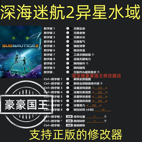 深海迷航2异星水域修改器
