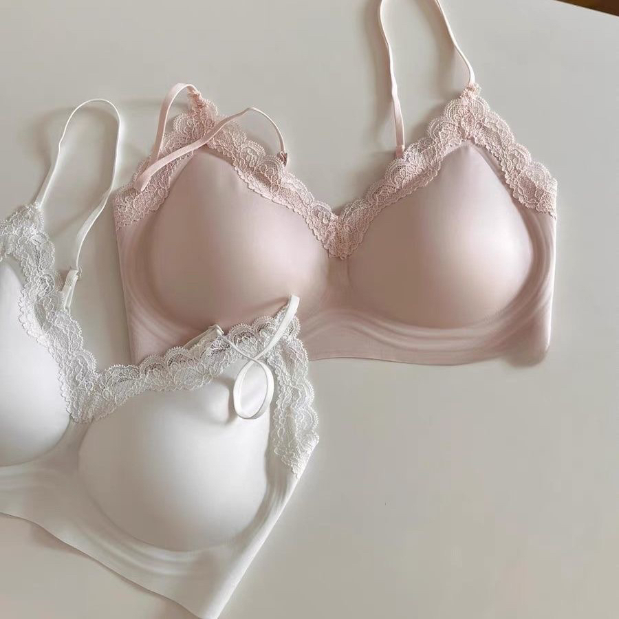 果冻背心无痕显瘦bra美背内衣收副乳聚拢防下垂软支撑舒适无痕