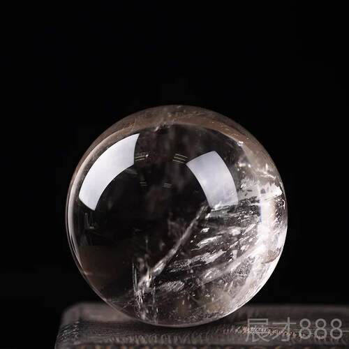 正品天然白水晶球摆件高创意档居办公室厅卧室装饰品桌面客乔家迁
