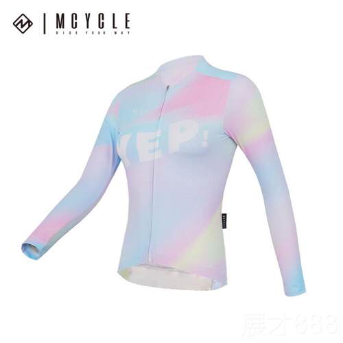 正品魅骑m竹cycle女款骑行长薄款春透气自行车公路车袖夏服防晒炭