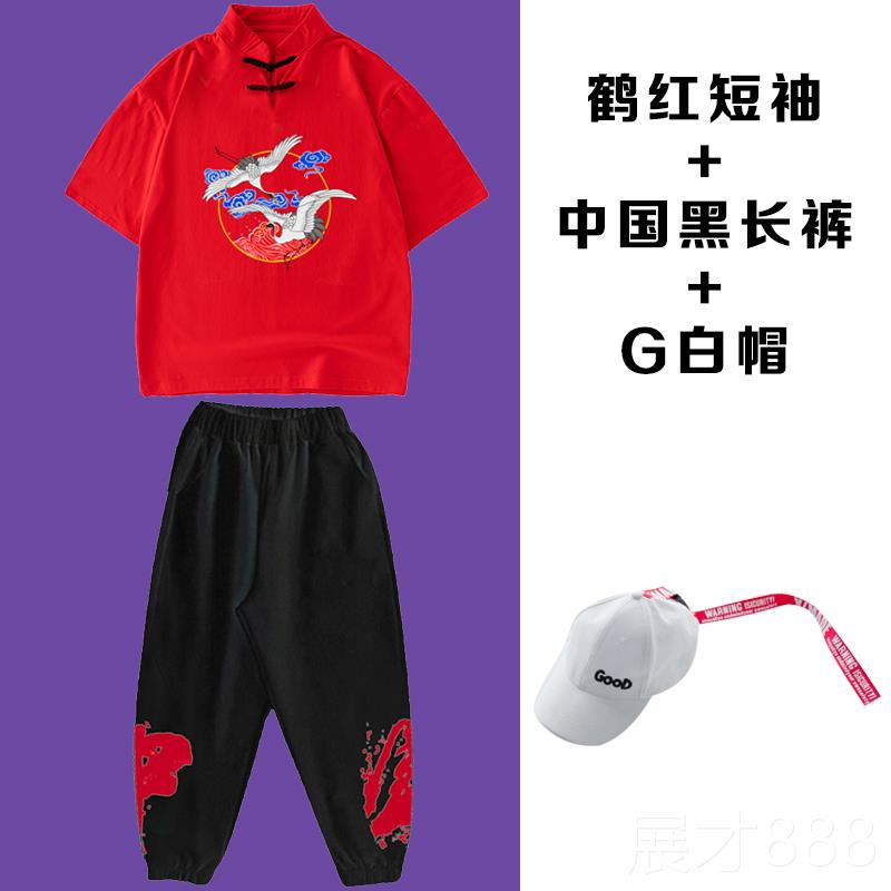 正品舞六中一街儿童啦啦出队演服小学生运动会国风架子鼓表演童装