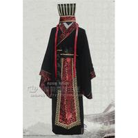 正品古裝出 男漢服 官唐裝秦朝春秋戰(zhàn)國三國臣子服漢朝大古臣代演