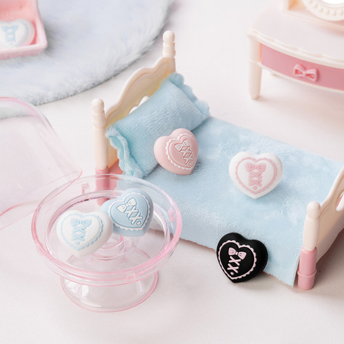 可露露「蕾系爱心」任天堂switch遥杆帽oled NS2手柄硅胶摇杆套