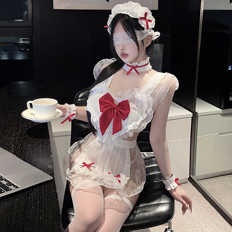 情趣女仆内衣纯欲cos诱惑性感睡衣女蕾丝纯欲风女佣制服暴露女装