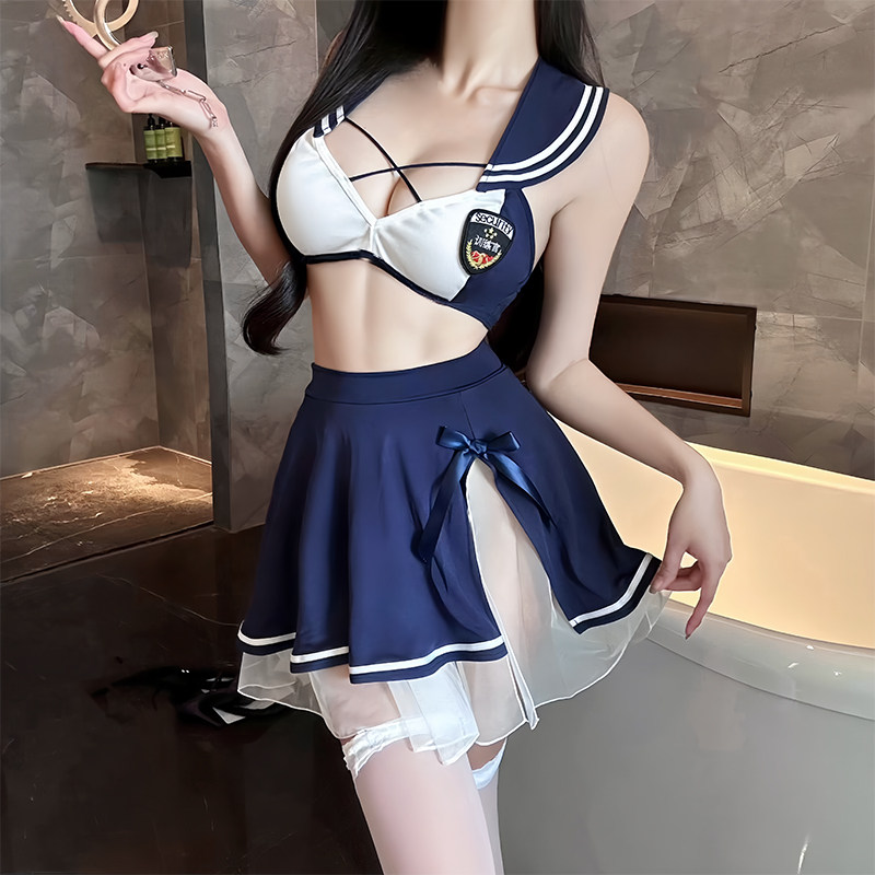 情取味内衣女警性感cos角色扮演免脱海军风水手服Jk纯欲睡衣诱惑