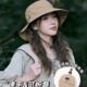 防水渔夫帽夏季 透气户外徒步露营登山帽男士 防晒帽遮阳口袋帽子女