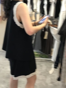 新款 气质百搭显瘦无袖 拼接麻料套装 时尚 韩版 Lounève麓谧2025夏季