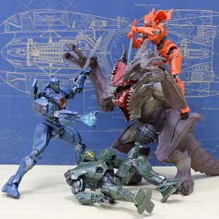 环太平洋2复仇流浪者机甲怪兽赤红风暴泰坦军刀哥斯拉尤里卡手办