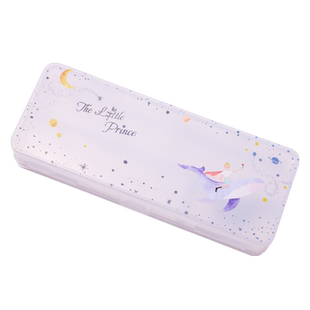 金谷双层PP透明可爱卡通简约超大容量学生创意双层多功能文具盒笔盒