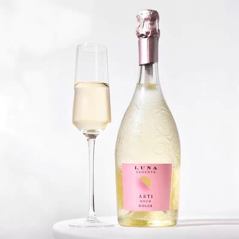 DOCG认证 婚礼闺蜜伴手礼 意大利luna阿斯蒂低醇甜白起泡葡萄酒