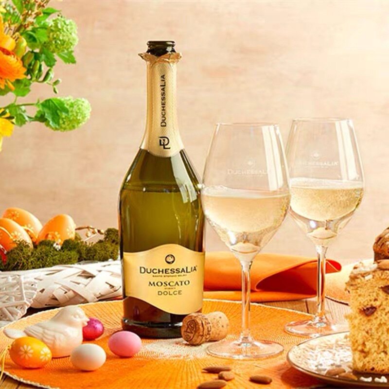 女生聚会低度甜起泡酒 意大利莉雅公爵夫人高泡甜白起泡葡萄酒