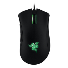 雷蛇Razer 蝰蛇标准版 有线竞技游戏宏编辑 绝地求生吃鸡鼠标黑色