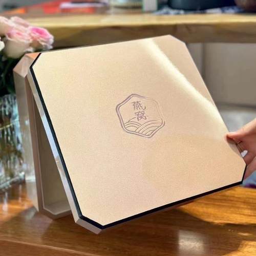 新款高档烤漆八角木盒燕窝虫草石斛西洋参空滋补品礼盒250-500克