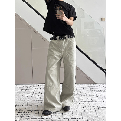 HC双膝工装裤休闲A字通勤