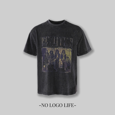 NOLOGOvintage复古水洗短袖