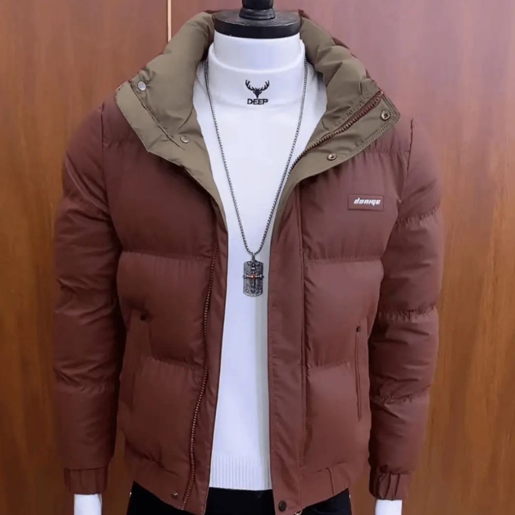 2025款冬季男士羽绒棉服加绒加厚