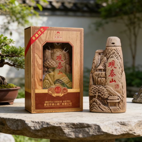 观泰山浓香46度白酒礼盒装