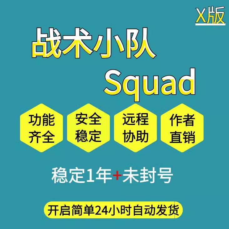 战术小队squad丝瓜/科技辅助/透式自苗/魔术子弹/灵魂出窍/安全 电玩/配件/游戏/攻略 STEAM 原图主图