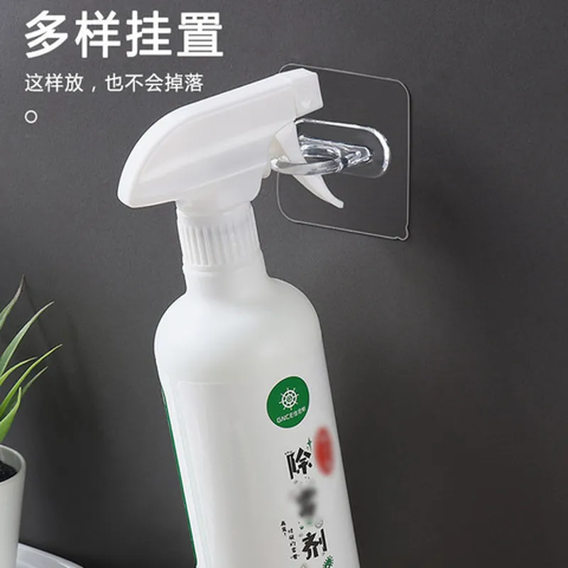 挂钩置物架圆环免打孔挂架挂钩洗手液沐浴露架浴室挂架壁挂收纳架