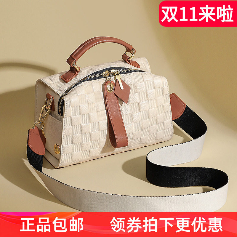 Viney包包女式2024新款夏天真皮女包高级感手提小包斜挎包枕头包