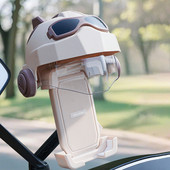 电动车手机支架2025新款 防震防抖电瓶摩托车外卖骑手专用导航支架