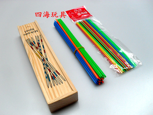 塑料彩色怀旧益智玩具竹签游戏棒